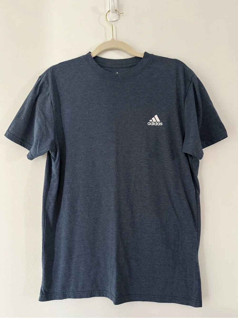 adidas Men’s Golf Heather Navy Short Sleeve Crew Tee  Medium